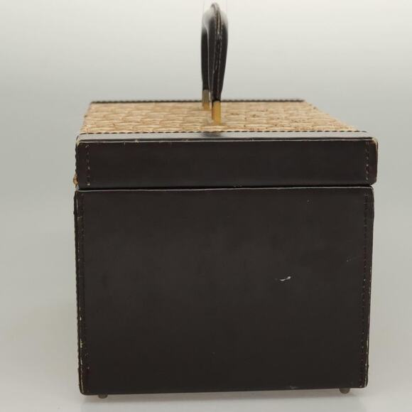 DIOR Trotter Canvas Vanity Case Hand Bag Brown - Picture 5 of 12